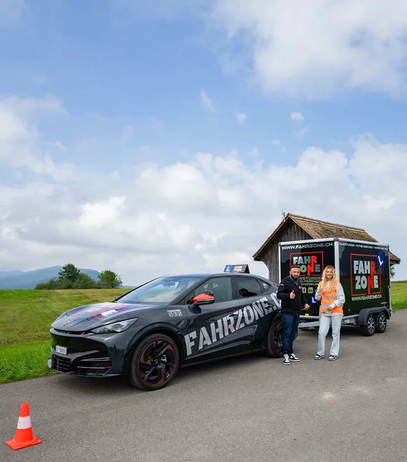 Cat. BE trailer driving lessons